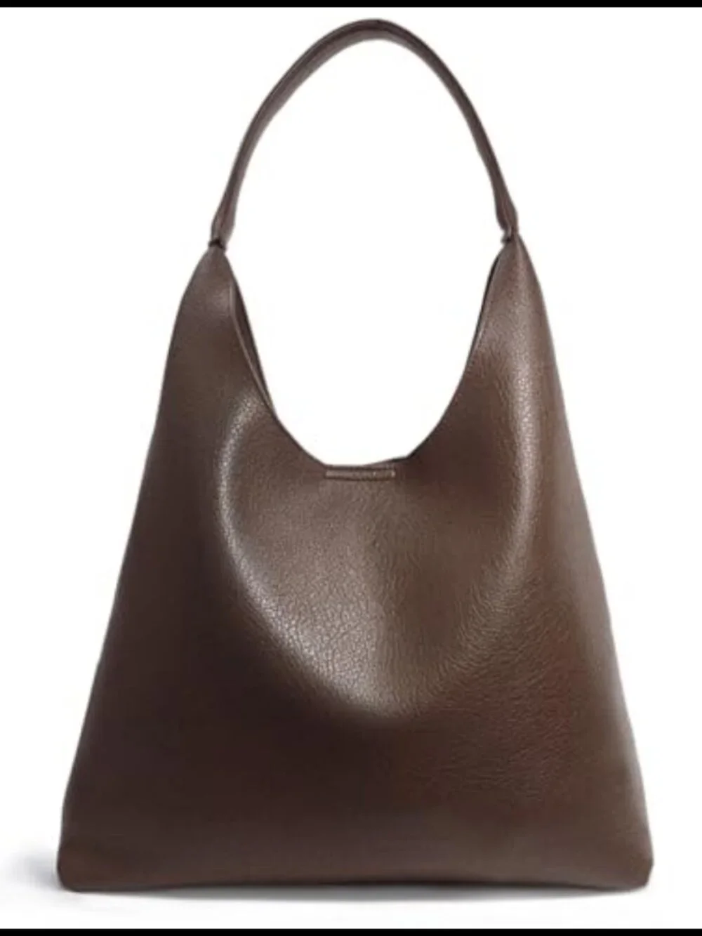 Soft Vegan Leather Slouchy Hobo Shoulder Tote Purse